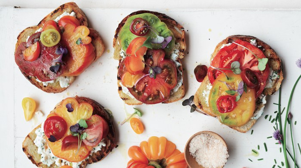 tomato tartine