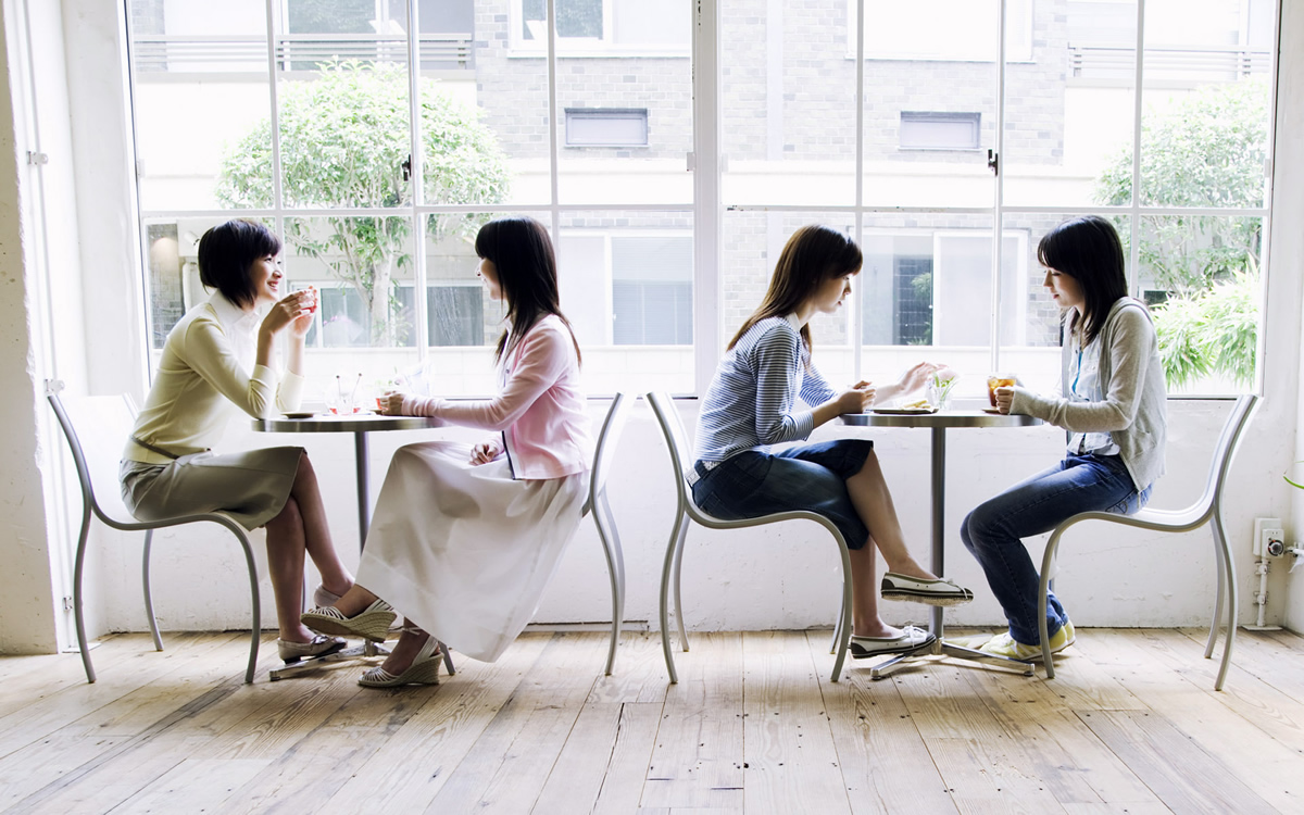 women sitting