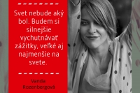 Autorka Vydavateľstva SLOVART doma v karanténe – Vanda Rozenbergová