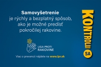 Kontroluj sa! Návod na samovyšetrenie prsníka a semeníkov.